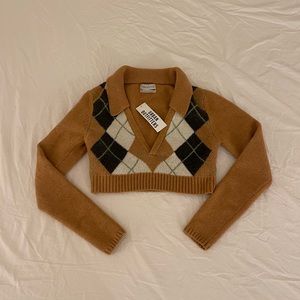 NWT UO Collard crop top
